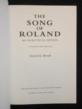 The Song of Roland; An Analytical Edition
