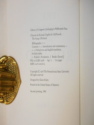 The Song of Roland; An Analytical Edition