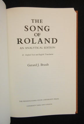 The Song of Roland; An Analytical Edition
