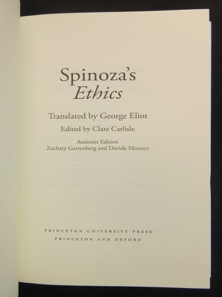 Spinoza's Ethics; Translated by George Eliot