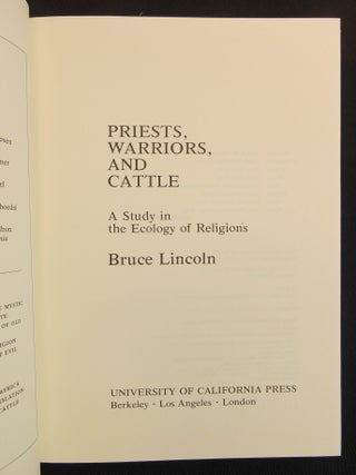 Priests, Warriors, and Cattle; A Study in the Ecology of Religions