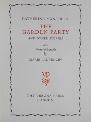 The Garden Party and Other Stories