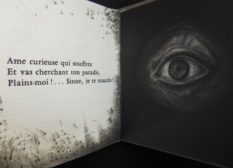 Item #CNJL474 Epigraphe pour un Livre Condamne [Epigraph for a Condemned Book]. Charles Baudelaire, Judith Rothchild, Artist.