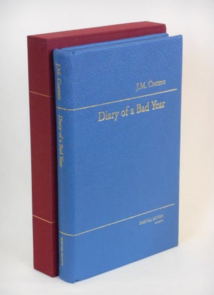 Item #CNJL601 Diary of a Bad Year. J. M. Coetzee