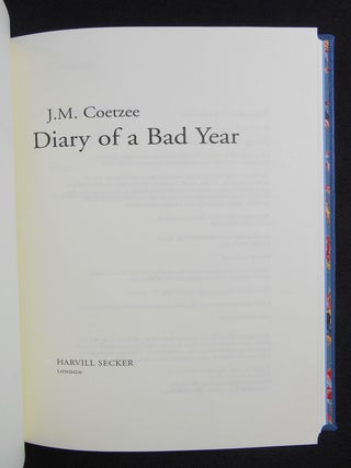 Diary of a Bad Year
