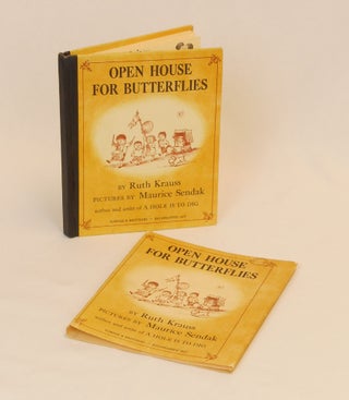 Item #CNJWEM102 Open House for Butterflies. Ruth Krauss, Maurice Sendak, Illustrations