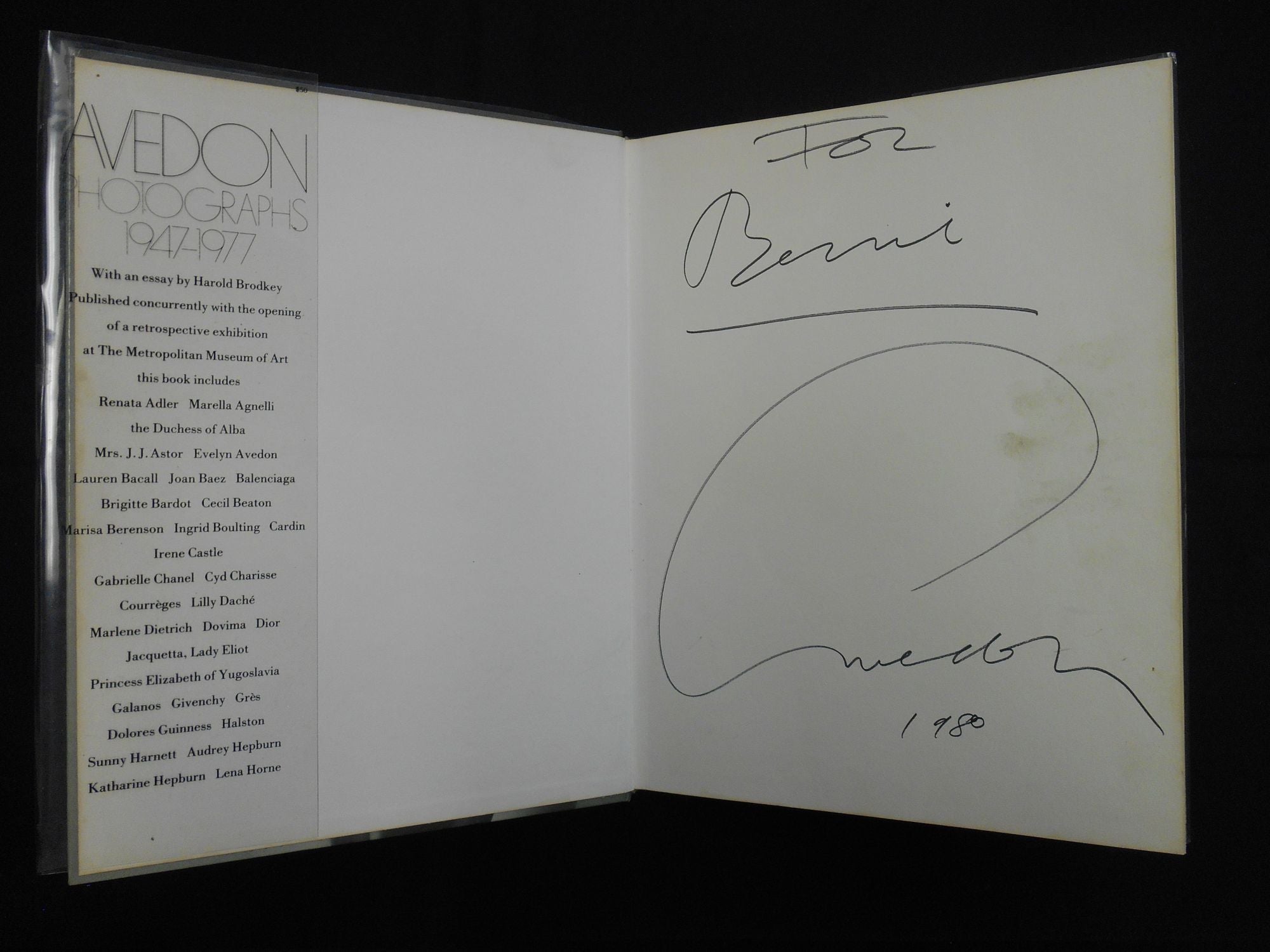 Avedon, Photographs 1947-1977 by Harold Brodkey, Richard Avedon,  Introductory Essay on Swan's Fine Books