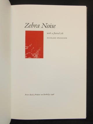Zebra Noise; with a flatted 7th