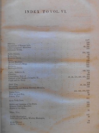 The Metropolitan Magazine, July to December, 1838, American Edition, Vol. VI