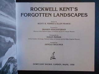 Rockwell Kent's Forgotten Landscapes (Association Copy, Inscribed)