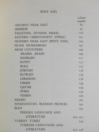 A World Bibliography of Oriental Bibliographies
