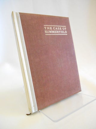 Item #SB2610 The Case of Summerfield. W. H. Rhodes, Geraldine Bonner, Introduction