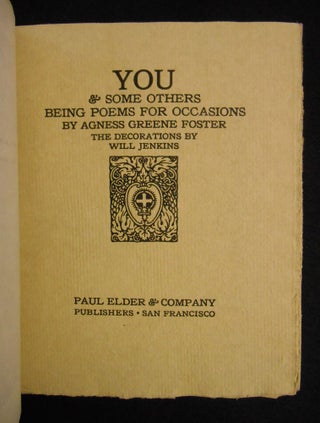 You & Some Others, Being Poems for Occasions