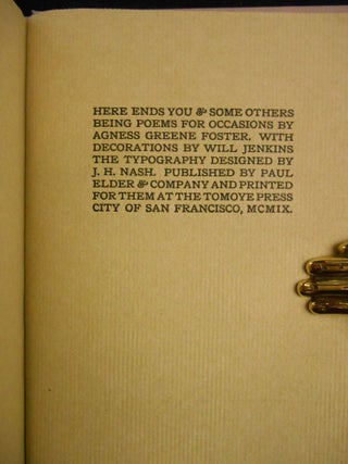 You & Some Others, Being Poems for Occasions