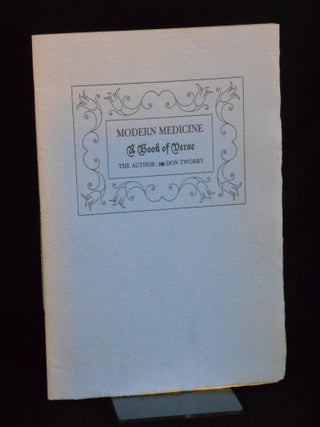Item #SB3359 Modern Medicine; A Few Highlights on Diagnosis Treatment and the Specialties. Don...